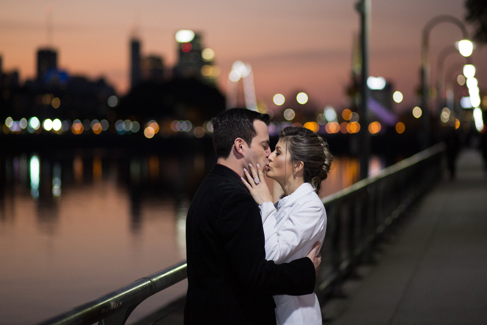 Sessão de fotos de casal recém-casado em Buenos Aires. fotógrafos de casamento