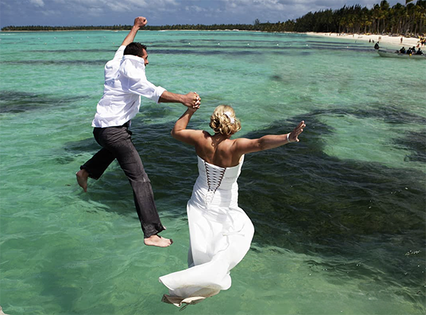 mentorías de bodas - trash the dress Punta cana