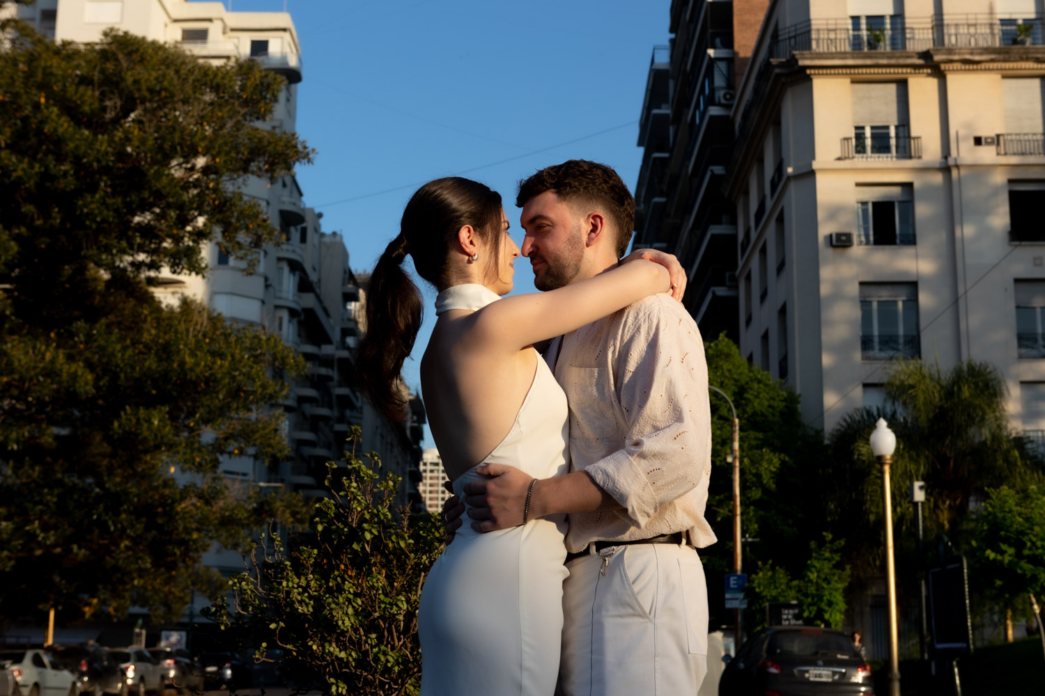 
sessão de noivado de casal de noivos na Argentina