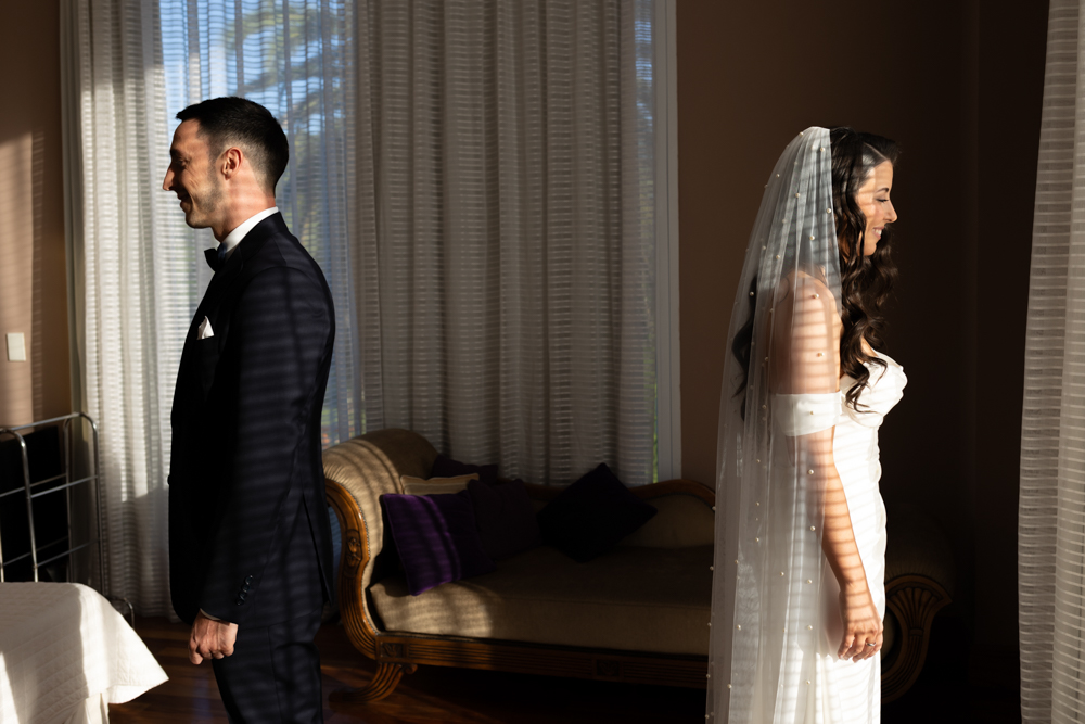first look fotografa de bodas estilo documental fotografia de bodas Pilar Palace