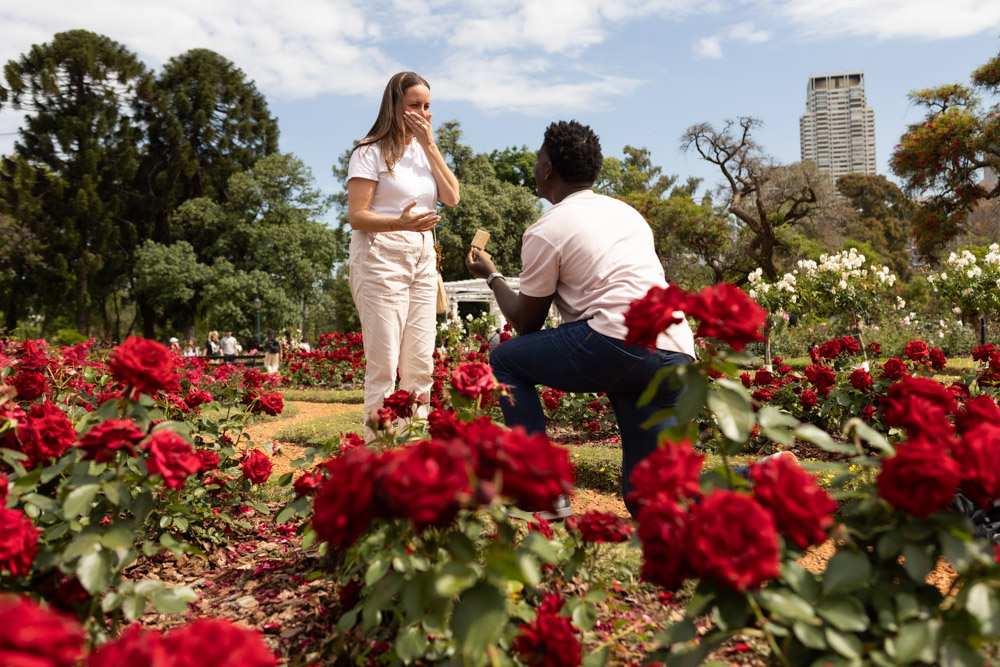 propuesta de matrimonio sorpresa en el rosedal en buenos aires