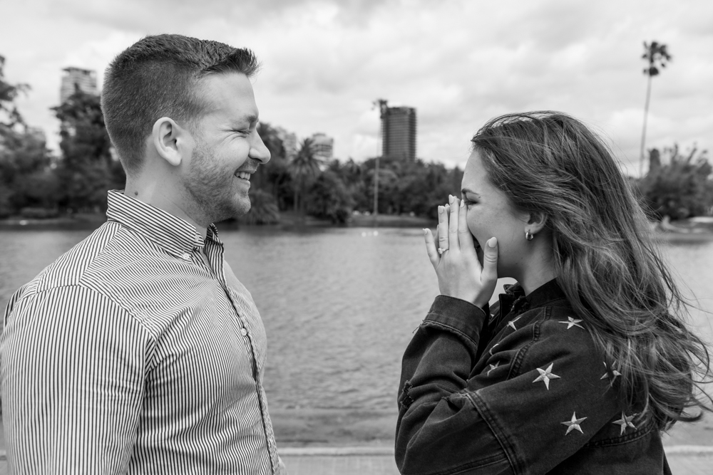 propuesta de matrimonio sorpresa surprise wedding proposal in palermo buenos aires argentina rose garden parque rosedal