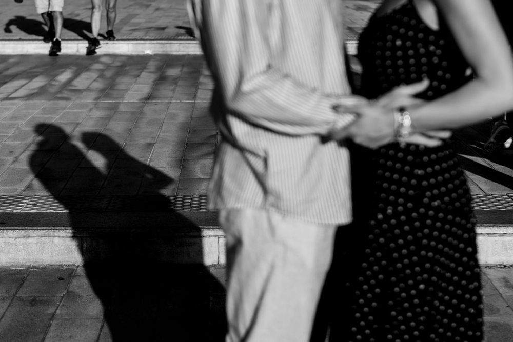 blanck and white portrait couple romantic buenos aires