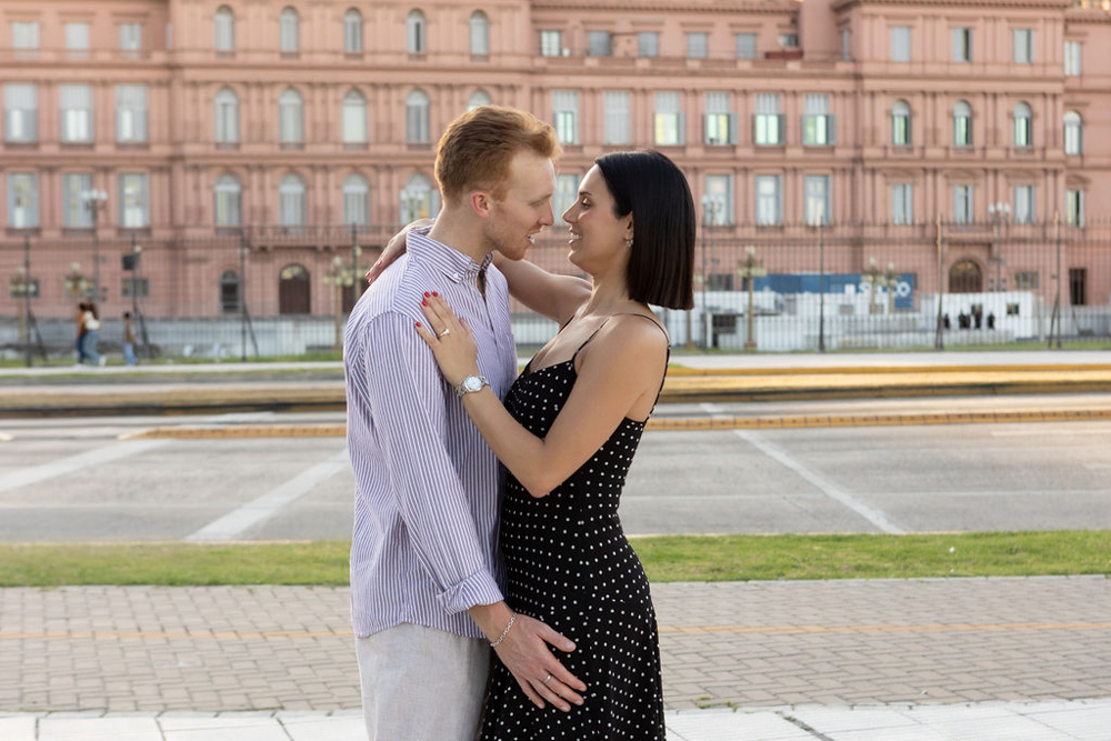 romantic surprise wedding proposal photography buenos aires argentina casa rosada